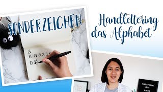 Handlettering das Alphabet Sonderzeichen – das kaufmännische UndZeichen amp [upl. by Adel]