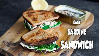 Epic Sardine Sandwich Recipe  Quick and Easy [upl. by Dragoon]