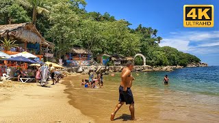 Puerto Vallarta MEXICO 🇲🇽  MISMALOYA BEACH  4K  Walking Tour [upl. by Huntingdon]