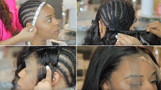 CLIENT SERIES How to DO A Lace Front Sewin  EXTREMELY DETAILED [upl. by Elleynad87]