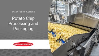 Potato Chip Processing and Packaging  Heat and Control [upl. by Aihtnic230]