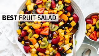 FRUIT SALAD  the best recipe and so easy [upl. by Phemia]