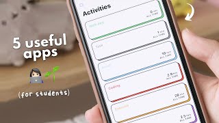 5 useful apps for students ☕️🍎 [upl. by Obe]