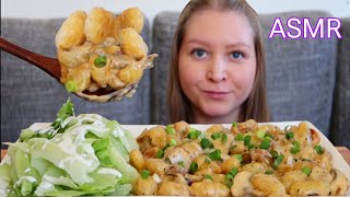 ASMR CREAMY MUSHROOM GNOCCHI 🍄 life update  rant [upl. by Denae681]