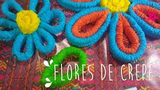 Tutorial Flores de Papel Crepé Corrugado [upl. by Marcellina]