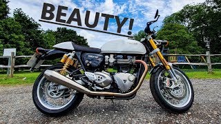 Triumph Thruxton R Review 2019 [upl. by Riehl]