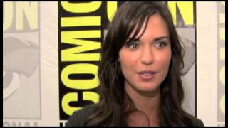 SUPERGIRL Odette Annable Interview  SDCC 2017 [upl. by Marta]