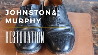 Johnston and Murphy Shoe Restoration [upl. by Monie]