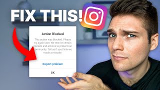 How to Fix Instagram Action Block in 2022 [upl. by Yentnuoc855]