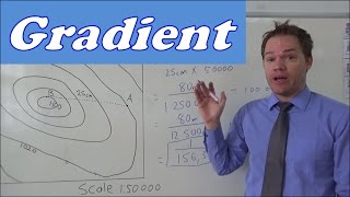 Geography mapwork gradient calculation [upl. by Notsob]