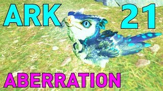 21 Baby Featherlight and Rock Drake Mosh Pit ARK Aberration Survival Multiplayer [upl. by Tiler]