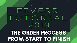 How Does Fiverr Work for Sellers  The Order Process  Fiverr Tutorial 2019  Ace It With Ava [upl. by Halbert930]