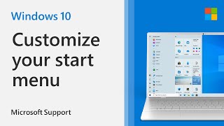 5 ways to customize the Windows 10 Start Menu  Microsoft [upl. by Ginsberg87]