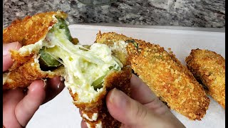 JALAPENO POPPERS  Crunchy Cream Cheese Jalapeno Poppers [upl. by Biddie634]