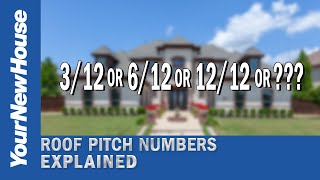 Roof Pitch Numbers Explained  What is a Roof Pitch [upl. by Atnwahsal]