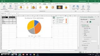 Cirkeldiagram i Excel grund [upl. by Calan54]