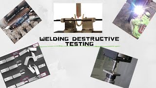 Welding destructive testing DT [upl. by Zennie]