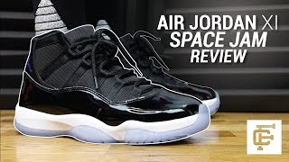 AIR JORDAN 11 SPACE JAM 2016 REVIEW [upl. by Chlo]