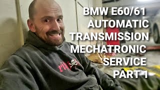 BMW E6061 Automatic Transmission Mechatronic DIY Service Part 1 [upl. by Theresita]