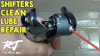 Clean Lube amp Repair Shimano Integrated Brake Shifters Brifters [upl. by Ratep]