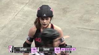 2018 International WFTDA Championships Game 12 Gotham Girls Roller Derby v Denver Roller Derby [upl. by Eibrik]