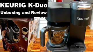 Keurig KDuo Coffee Maker Unboxing Review and Demo [upl. by Aicert]