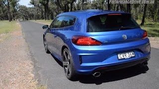 2015 Volkswagen Scirocco R 0100kmh amp engine sound DSG [upl. by Martinsen239]