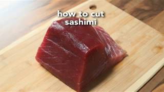 how to cut sashimi [upl. by Leventhal]