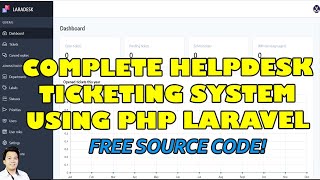 Complete Helpdesk Ticketing System using PHP Laravel and MySQL  Free Source Code Download [upl. by Ylluz]