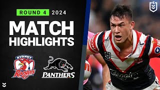 NRL 2024  Roosters v Panthers  Match Highlights [upl. by Ellesor]