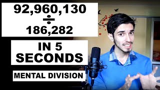 How to Calculate Faster than a Calculator  5 Mental division by mathOgenius [upl. by Tserrof]