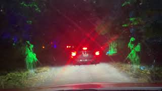 Headless Horseman Hayrides and Haunted Houses POV  Ulster Park NY Full Drive Through 101120 [upl. by Margery]