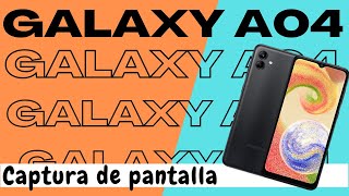 Hacer Captura de Pantalla en Samsung A04 [upl. by Edwyna]