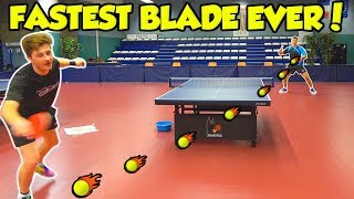 TESTING ZORAN PRIMORACS TABLE TENNIS BAT [upl. by Thgirw609]