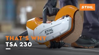 The STIHL TSA 230 cordless cutoff machine [upl. by Xad439]