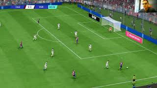 Cagliari  Hellas My reactions and comments gameplay EA Sports FC 25 [upl. by Sophi]