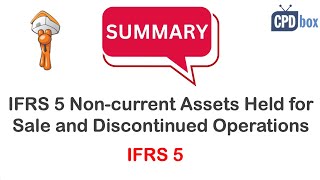 IFRS 5 Noncurrent Assets Held for Sale and Discontinued Operations  applies in 2024 [upl. by Ticon360]