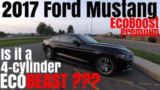 2017 Ford Mustang EcoBoost Premium 060 amp Review [upl. by Ayhdnas]