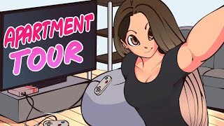 APARTMENT TOUR  Valkyrae Vlog [upl. by Arezzini]