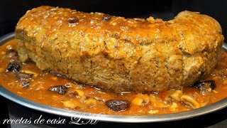 LOMO RELLENO SIN HORNO RECETA FÁCIL PARA NAVIDAD [upl. by Aile]