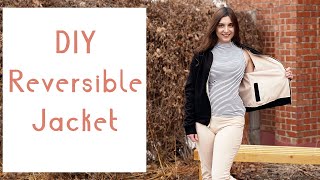 Sew a Reversible Jacket  The Ollie Bomber Jacket by Sew A Little Seam Sew Along amp Pattern Review [upl. by Lashoh950]