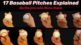 17 Baseball Pitches Explained Copy These 4 Pro’s PITCHING GRIPS and Dominate Today ⚾️ [upl. by Chloette890]