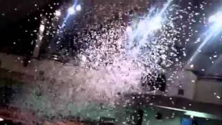 Homemade confetti cannon at church [upl. by Anelat863]