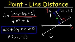 Distance Between a Point and a Line In 2D amp 3D  Geometry [upl. by Saduj]