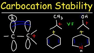 Carbocation Stability  Hyperconjugation Inductive Effect amp Resonance Structures [upl. by Yelyab]