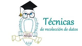 Técnicas de recolección de datos [upl. by Nyladnewg]