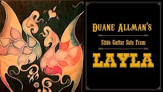 Duane Allman  Part 8  quotLaylaquot [upl. by Anilegna]