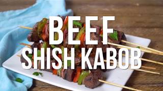 BEST Beef Shish Kabob Recipe  The Mediterranean Dish [upl. by Piero]