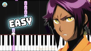 Bleach OP 13  quotRanbu no Melodyquot  EASY Piano Tutorial amp Sheet Music [upl. by Aneladdam]