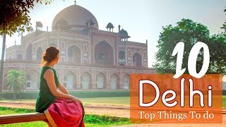 What PLACES to visit in DELHI  TRAVEL VLOG IV [upl. by Gilemette]